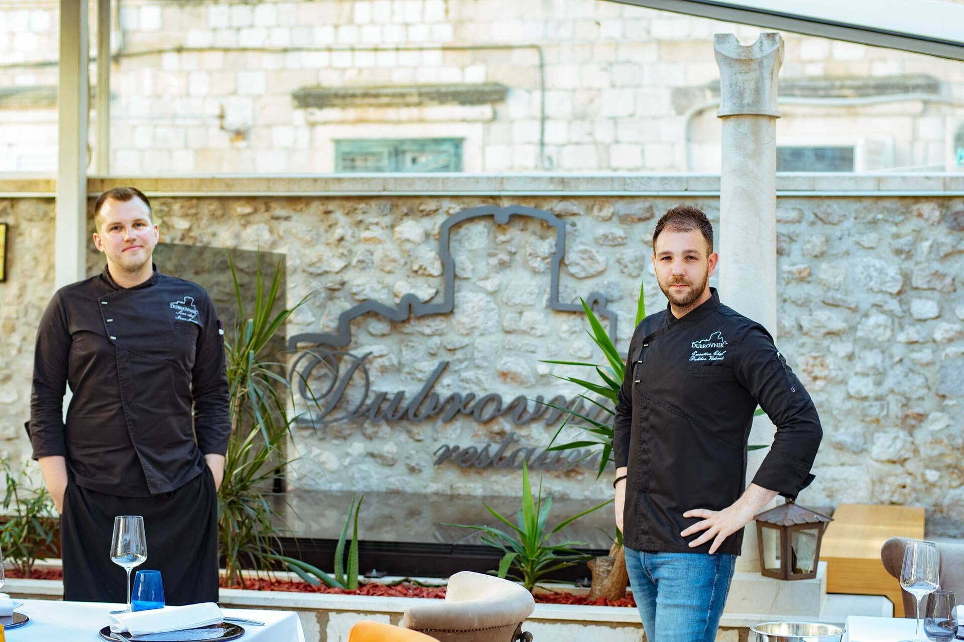 Restaurant Dubrovnik Team, Chef Dado and Sous Chef Ivan