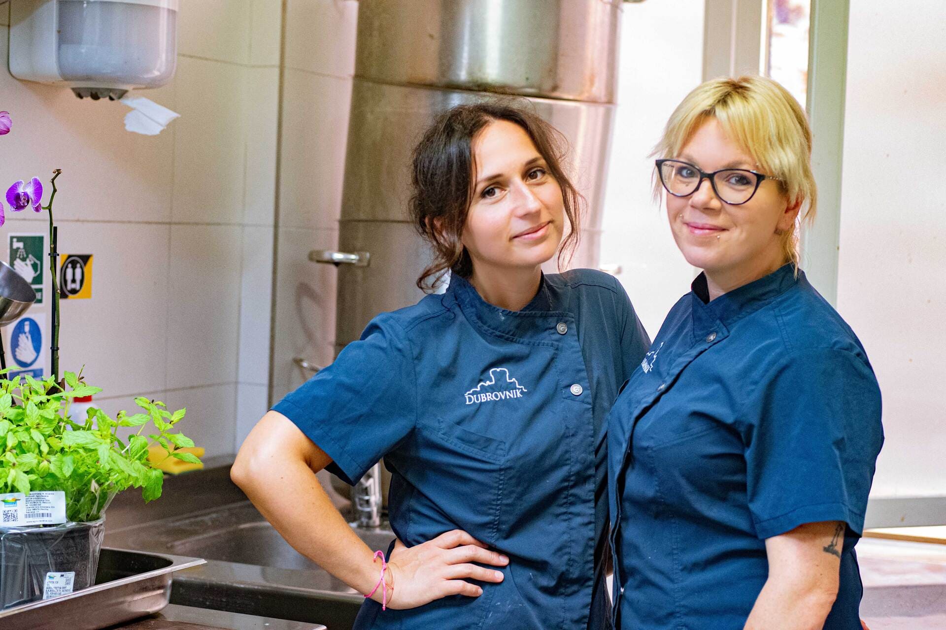 Restaurant Dubrovnik Team, Restoran Dubrovnik tim u kuhinji