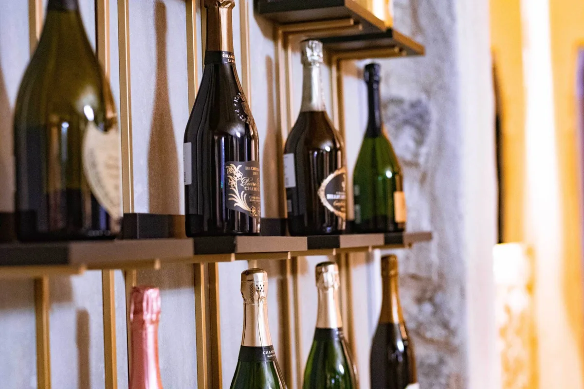 Restaurant Dubrovnik wine cellare with wine bottles - Restoran Dubrovnik