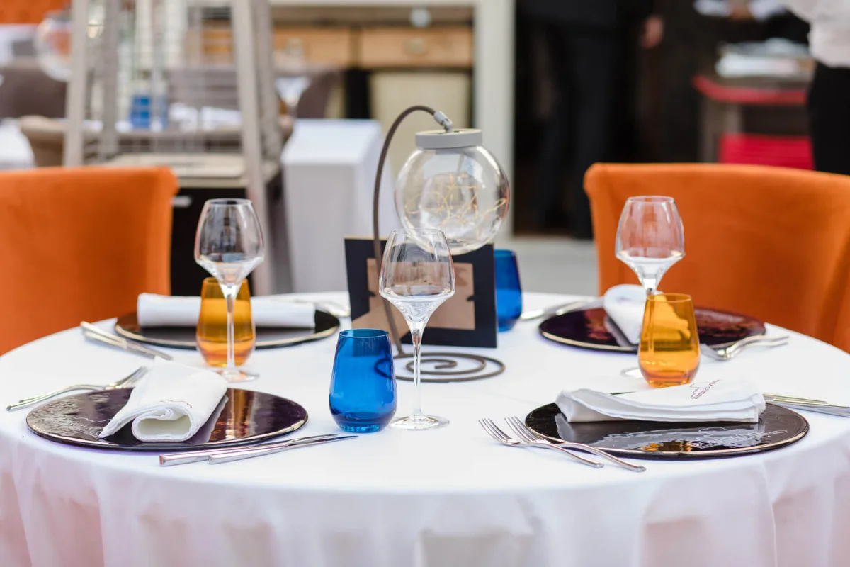 Restaurant Dubrovnik table for four pax.